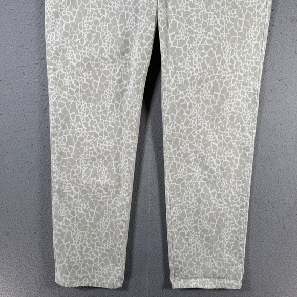 NYDJ Animal‎ Print Ankle Jeans Womens 12 Beige Lift Tuck Comfort Stretch Classic - Picture 7 of 15